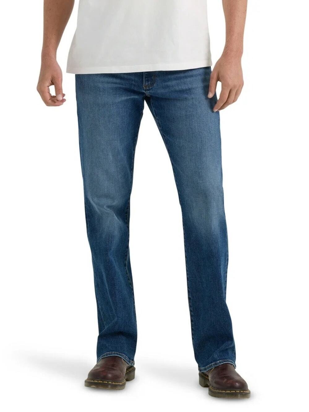 Lee Mens Extreme Motion Regular Bootcut Jeans Size 31x34 Performance Stretch
